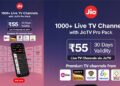 ‘ജിയോ ടിവി പ്രോ: 55 രൂപയ്ക്ക് 1000 ലൈവ് ടിവി ചാനലുകൾ സ്മാർട്ട്ഫോണുകളിൽ കുറഞ്ഞ ചെലവിൽ ലൈവ് ടിവി കാണാം; 30 ദിവസത്തേക്ക് 55 രൂപ ; 16-ലധികം ഭാഷകളിലായി 1000-ലധികം ലൈവ് ടിവി ചാനലുകൾ ലഭ്യം