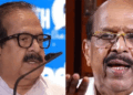 ‘സിപിഎമ്മുമായി രമേശ് ചെന്നിത്തലയുടെ പാർട്ടി നടത്തുന്ന കൂട്ടുകെട്ട് അവസാനിപ്പിക്കണമെന്നും,  ‘കൂട്ടുകച്ചവടങ്ങൾ’ വലിയ അഴിമതികൾക്ക് കാരണമാകും’ : ആഭ്യന്തര മന്ത്രി ഇരിക്കെ കോൺ​ഗ്രസിനെതിരെ ആഞ്ഞടിച്ച് ജി. സുധാകരൻ; ‘പ്രതികരിക്കാനില്ലെ’ന്ന് ചെന്നിത്തല
