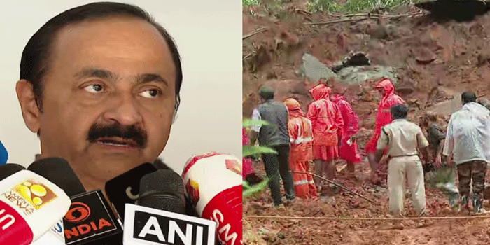 ‘വയനാട്ടിലേത് അതീവ ദൗർഭാഗ്യകരമായ സംഭവം;  ജൂൺ 20-ന് മണ്ണ് മാറ്റാൻ ഉത്തരവിറക്കിയതാണ്; കരാറുകാർ നിർദേശം പാലിച്ചില്ല‘: മുഖ്യമന്ത്രി; നാല് മരണം; മണ്ണിനടിയിൽ രണ്ടു ബസുകൾ; തിരച്ചിൽ തുടരുന്നു