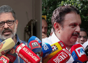 ‘ഡിവൈഎഫ്ഐയെ ഉമ്മാക്കി കാട്ടി പേടിപ്പിക്കാൻ നോക്കല്ലേ മുരളീധരാ; നിന്റെ അപ്പന് പോലും കഴിഞ്ഞിട്ടില്ല; പിന്നെയാ നീ’; ആരോ​ഗ്യമന്ത്രിയ്ക്കെതിരെ ഇ.എൻ. സുരേഷ് ബാബു