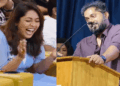 ‘ഞാൻ മുഖ്യമന്ത്രി ആയി സത്യപ്രതിജ്ഞ ചെയ്യുന്ന ദിവസം നവ്യ സാരിയുടുത്ത് വരണം, തൃഷയെ പോലെ’; ചിരിപടർത്തി ധ്യാൻ ശ്രീനിവാസൻ; അമ്മ’യുടെ നേതൃത്വത്തിലേയ്ക്ക് വരാൻ താല്പര്യമില്ലെന്നും വ്യക്തമാക്കി