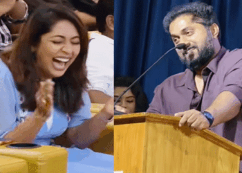 ‘ഞാൻ മുഖ്യമന്ത്രി ആയി സത്യപ്രതിജ്ഞ ചെയ്യുന്ന ദിവസം നവ്യ സാരിയുടുത്ത് വരണം, തൃഷയെ പോലെ’; ചിരിപടർത്തി ധ്യാൻ ശ്രീനിവാസൻ; അമ്മ’യുടെ നേതൃത്വത്തിലേയ്ക്ക് വരാൻ താല്പര്യമില്ലെന്നും വ്യക്തമാക്കി