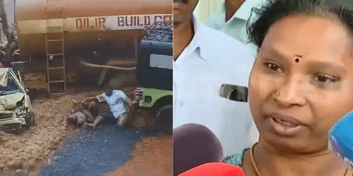 ‘ബസ് കാത്തു നിൽക്കുവായിരുന്നു; പെട്ടെന്നാണ് വലിയ ശബ്ദം കേട്ടത്; എന്താണെന്ന് മനസ്സിലായില്ല; മണ്ണും വെള്ളവും ശരവേഗത്തിൽ കുത്തിയൊലിച്ചെത്തുന്നത് കണ്ടതോടെ ജീവനുംകൊണ്ട് ഓടി‘-  ദുരന്തഭൂമിയിൽ നിന്നും തലനാരിഴയ്ക്ക്  രക്ഷപ്പെട്ട കൂടമ്മാളും ഭർത്താവും