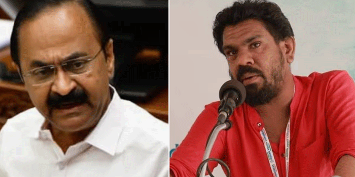 ‘ശശികലയോട് മുഖ്യമന്ത്രി കാണിച്ച അനുഭാവപൂർണമായ സമീപനം കോൺഗ്രസ്, കെഎസ്‌യു നേതാക്കളോടും  കാണിക്കേണ്ടതായിരുന്നു; അവരും അത് അർഹിക്കുന്നുണ്ട്; . ഇത് ഞങ്ങളുടെ കൂടി സർക്കാർ ആണ് സർ’  : വി.‍‍‍‍‌ഡി സതീശനെതിരെ കെപിസിസി വക്താവ്