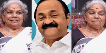 ‘ഞാന്‍ ജനിച്ച് വീണതേ അരിവാളിലേക്കാണ്; ഞാന്‍ ഒരു വോട്ട് മാറി ചെയ്തിട്ടുണ്ടെങ്കില്‍ അത് വിഡി സതീശന് മാത്രമാണ്; ശരിക്കും ഒരു മന്ത്രിയായിട്ടല്ല; എന്‍റെ മകനായിട്ടാണ് തോന്നുന്നത്;കേരളം രക്ഷപ്പെട്ടു’- കുളപ്പുള്ളി ലീല