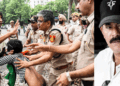 ‘വിസ്മയ കാര്യം അറിയാതെയാണ് പ്രതികരിച്ചത്; അവിടെ കുട്ടികളല്ല, കുട്ടന്മാരാണ്; പോലീസിനെ ആക്രമിച്ച ശേഷം കുട്ടികളെ അടിച്ചുവെന്ന് പറയുന്നതിൽ എന്തർത്ഥം? നില്ക്കേണ്ടിടത്ത് നില്ക്കണം; ഇതിന് പിന്നിൽ വിദേശ ഫണ്ടും ഗൂഢാലോചനയും‘: മേജർ രവി