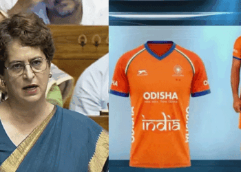 നീലയിൽ നിന്ന് കാവിയിലേയ്ക്ക്; ‘ഇന്ത്യൻ ഹോക്കി ടീം ജഴ്‌സിയുടെ നിറം മാറ്റിയത് നിസാരമായി കാണാനാവില്ല; രാജ്യത്തിന്റെ തനിമയും സ്വത്വവും മാറ്റിമറിക്കാനുള്ള ശ്രമങ്ങളുടെ ഭാഗം’- രൂക്ഷ വിമർശനവുമായി  പ്രിയങ്ക ഗാന്ധി