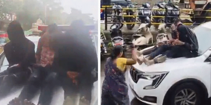 17-കാരനെ മുൻ വൈരാഗ്യത്തെ തുടർന്ന് കൊന്നു; പിടിയിലായ പ്രായപൂർത്തിയാകാത്ത മൂന്ന് പ്രതികളെ സ്റ്റേഷനിലേയ്ക്ക് കൊണ്ടു പോയത്പൊലീസ് വണ്ടിയുടെ ബോണറ്റിൽ കെട്ടിയിട്ട്; പോകും വഴി നാട്ടുകാരുടെ തെറിവിളിയും ചെരുപ്പൂരിയുള്ള അടിയും; വീഡിയോ