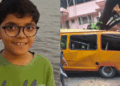 ‘അവൻ എങ്ങോട്ടും പോയിട്ടില്ല; തിരിച്ചുവരും;‘ സ്കൂൾ ബസിന് മുകളിലേക്ക് മരം വീണ് മകൻ മരിച്ചു; അപ്രതീക്ഷിത വിയോഗം ഉൾക്കൊള്ളാനാകുന്നില്ല; മകന്റെ ബാറ്റ് മടിയിൽ വെച്ച് വഴിയിലേയ്ക്ക് കണ്ണുംനട്ട് കാത്തിരിക്കുന്ന അമ്മ