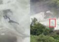സുരക്ഷാ വേലി മറികടന്ന് സെൽഫിയെടുക്കാൻ വിദ്യാർഥികൾ മല്ലള്ളി വെള്ളച്ചാട്ടത്തിൽ ഇറങ്ങി, പൊടുന്നനെ ജലനിരപ്പ് ഉയർന്നു, വിദ്യാർഥികളെ അതി സാഹസികമായി രക്ഷപ്പെടുത്തി അഗ്നിരക്ഷാ സേന