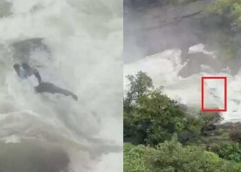 സുരക്ഷാ വേലി മറികടന്ന് സെൽഫിയെടുക്കാൻ വിദ്യാർഥികൾ മല്ലള്ളി വെള്ളച്ചാട്ടത്തിൽ ഇറങ്ങി, പൊടുന്നനെ ജലനിരപ്പ് ഉയർന്നു, വിദ്യാർഥികളെ അതി സാഹസികമായി രക്ഷപ്പെടുത്തി അഗ്നിരക്ഷാ സേന