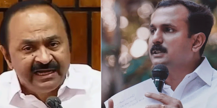 ‘മിസ്റ്റർ ചീഫ് മിനിസ്റ്റർ, വിഴിഞ്ഞം ഒരു ചെറിയ മീനല്ല; തുറമുഖം, നിയമം, ധനകാര്യം എന്നീ സുപ്രധാന വകുപ്പുകൾ മുഖ്യമന്ത്രി നേരിട്ട് കൈകാര്യം ചെയ്യുന്നതിൽ മറ്റെന്തെങ്കിലും ലക്ഷ്യങ്ങളുണ്ടെങ്കിൽ, മുൻ മുഖ്യമന്ത്രിയുടെ അനുഭവം മറക്കാതിരിക്കുന്നതാണ് നല്ലത്‘: മുഖ്യമന്ത്രിയോട് ഷോൺ ജോർജ്