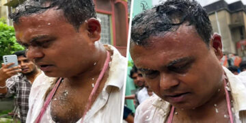 സൗജന്യമായി ട്യൂഷന് വരാനാവശ്യപ്പെട്ട് വിദ്യാര്‍ത്ഥിനിയെ നിരന്തരം ശല്യപ്പെടുത്തി, വഴങ്ങിയില്ലെങ്കില്‍ പരീക്ഷയ്ക്ക് തോല്‍പ്പിക്കുമെന്ന് ഭീഷണി, അധ്യാപകനെ മുട്ടയെറിഞ്ഞും ചെരുപ്പുമാല അണിയിച്ചും ക്യാമ്പസിലൂടെ നടത്തി വിദ്യാര്‍ത്ഥികള്‍