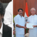 ‘വിജയ് സത്യപ്രതിഞ്ജാ ലംഘനം നടത്തി; മന്ത്രി സഭായോ​ഗത്തിൽ  ചട്ടവിരുദ്ധമായി  മുഖ്യമന്ത്രിയുടെ ഉപദേശകന്റെയും സുഹൃത്തിന്റെയും സാന്നിധ്യം‘-  ഗവർണർക്ക് പരാതി നൽകി ബിജെപി; ‘കുതിരക്കച്ചവടത്തിന് ശ്രമിക്കുന്നു‘വെന്ന് ഡിഎംകെ