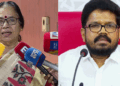 വിഴിഞ്ഞം വിവാദത്തിൽ കെ.കെ. രാഗേഷിനെ തള്ളി പി.കെ. ശ്രീമതി; “ആവിലും ഇല്ല, ദുനിയാവിലും ഇല്ല എന്ന രീതിയിൽ സംസാരിക്കരുത്; ഒരുകാര്യം പറയുമ്പോൾ കാരണം വ്യക്തമാക്കണം”