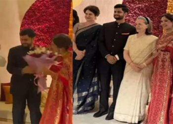പ്രതിപക്ഷ നേതാവും ആഭ്യന്തര മന്ത്രിയും കാണാൻ കാത്തിരുന്നത് പാർലമെൻിൽ, പക്ഷെ കണ്ടുമുട്ടിയത് വിവാഹ വേദിയിൽ!! പാർലമെന്റിൽ എത്താതെ അമിത്ഷാ എൻസിപി നേതാവാവിന്റെ മകളുടെ വിവാഹ റിസപ്ഷനിൽ