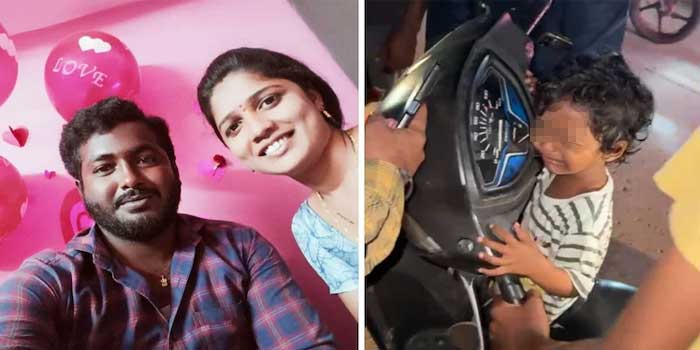 അമ്മാ… നന്നാ… കൂരാ കൂരിരുട്ടിൽ കൊടുംതണുപ്പത്ത് അച്ഛനേയും അമ്മയേയും വിളിച്ച് അലറി കരഞ്ഞ് മൂന്നു വയസുകാരൻ!! മകനെ പാലത്തിൽ സ്കൂട്ടറിൽ തനിച്ചിരുത്തി ദമ്പതികൾ ഗോദാവരി നദിയിലേക്ക് ചാടി