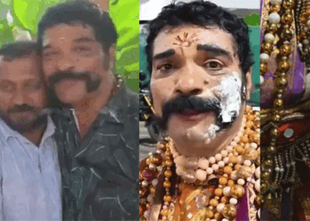 ‘ഇനി ഞങ്ങൾക്കിടയിൽ യാതൊരു പ്രശ്നവുമില്ല’; മാവേലിയുടെ ദേഹത്ത് തിളച്ച എണ്ണ വീണ സംഭവം; ചായക്കടക്കാരനും മാവേലിവേഷധാരിയും തമ്മിൽ ഒത്തുതീർപ്പ്, സ്റ്റേഷനിൽ പരസ്പരം മാപ്പുപറഞ്ഞു