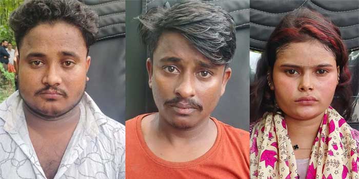 വരിക, ഒറ്റദിവസം കൊണ്ട് കാര്യം നടത്തുക, മടങ്ങുക… സോപ്പുപെട്ടിയിൽ ഒളിച്ച 20 ലക്ഷത്തിന്റെ ഹെറോയിനുമായി യുവതി ഉൾപ്പെടെ മൂന്ന് ഇതര സംസ്ഥാനത്തൊഴിലാളികൾ പിടിയിൽ