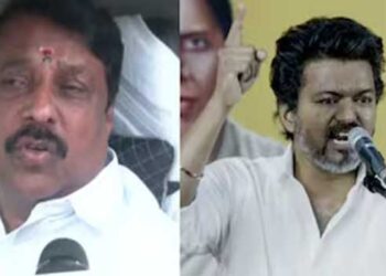 ‘ നിങ്ങൾ നിയമസഭയിൽ കിടന്ന് ‘അച്ഛൻ എവിടെ? അച്ഛൻ എവിടെ?’ എന്ന് ചോദിച്ചുകൊണ്ടേയിരുന്നാൽ എങ്ങനെ അറിയാനാണ്? വീട്ടിൽ പോയി അമ്മയോട് ചോദിക്കൂ, അവർ പറയും, നിയമസഭയിൽ വന്ന് അച്ഛനെ തിരഞ്ഞാൽ ആർക്കറിയാം?’… മുഖ്യമന്ത്രി വിജയ്ക്കെതിരെ ബിജെപി നേതാവ് നടത്തിയ പരാമർശം വിവാദത്തിൽ