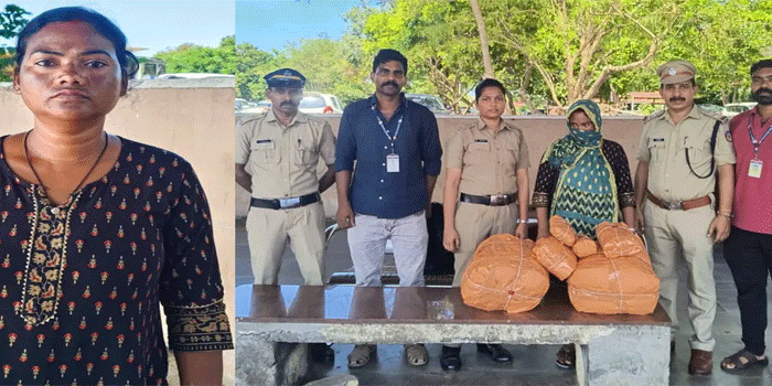 കോഴിക്കോട് റെയിൽവേ സ്റ്റേഷനിൽ വൻ കഞ്ചാവ് വേട്ട; 19 കിലോയുമായി യുവതി പിടിയിൽ; ചെന്നൈ മംഗളൂരു എക്‌സ്പ്രസിലാണ് വന്നിറങ്ങിയത്; ദിവസങ്ങൾക്ക് മുൻപും ഇതേ ട്രെയിനിൽ നിന്നും  18 കിലോ കഞ്ചാവുമായി 2 യുവാക്കളെ  പിടികൂടിയിരുന്നു