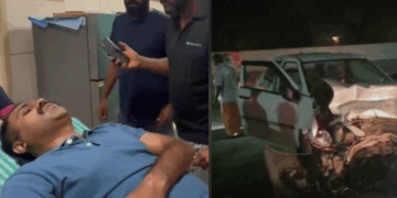 അബിൻ വർക്കിയുടെ വാഹനത്തിലേക്ക് ഇടിച്ചുകയറിയ കാറിന്റെ ഉടമയെ കണ്ടെത്തി, കോന്നി സ്വദേശി; എംഎൽഎ നീരീക്ഷണത്തിൽ തുടരുന്നു; പരിക്ക് ​ഗുരുതരമല്ല