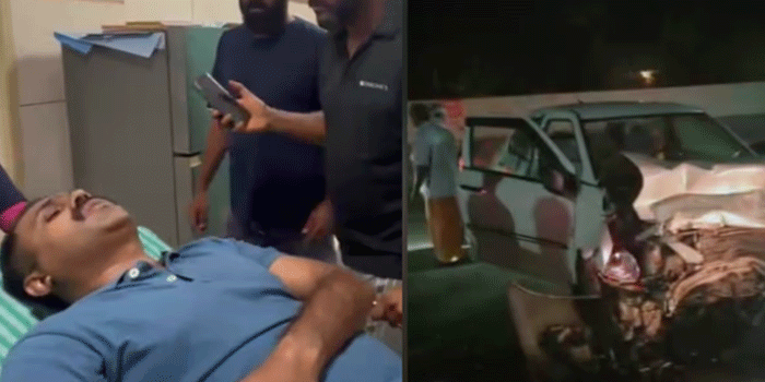 അബിൻ വർക്കിയുടെ വാഹനത്തിലേക്ക് ഇടിച്ചുകയറിയ കാറിന്റെ ഉടമയെ കണ്ടെത്തി, കോന്നി സ്വദേശി; എംഎൽഎ നീരീക്ഷണത്തിൽ തുടരുന്നു; പരിക്ക് ​ഗുരുതരമല്ല