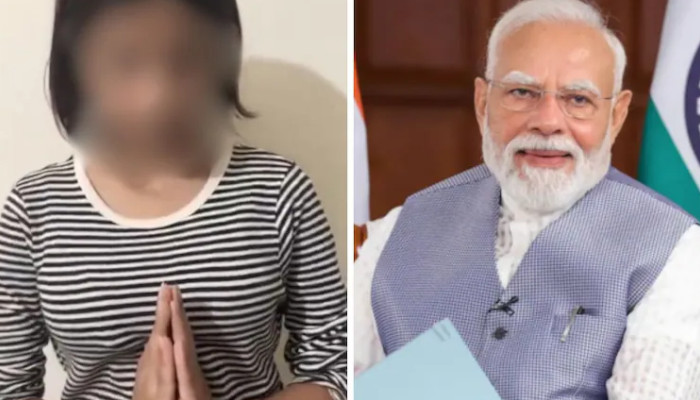 “മോദിജി, നിങ്ങൾ എന്റെ ജീവിതം നരകതുല്യമാക്കി”, എനിക്കിനി നഷ്ടപ്പെടാൻ ഒന്നുമില്ല, എവിടേക്കും പോകാൻ കഴിയുന്നില്ല. എവിടെയും താമസിക്കാനും കഴിയുന്നില്ല. എനിക്ക് എല്ലായിടത്തും മുഖം മറക്കേണ്ടി വരുന്നു, ഇനി ഞാൻ പിന്മാറില്ല, വീഡിയോയുമായി നരേന്ദ്ര മോഡിയെ അധിക്ഷേപിച്ച സംഭവത്തില്‍ വേട്ടയാടപ്പെട്ട പെണ്‍കുട്ടി