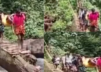 കാടിന്റെ മക്കളുടെ ദുരിതം വീണ്ടും!! ഇടമലക്കുടിയിൽ നിന്ന് പനി ബാധിച്ച് അവശനായ രോഗിയെ ആശുപത്രിയിലെത്തിച്ചത് നാലു കിലോമീറ്ററോളം വടിയിൽ തുണികൊണ്ടുള്ള മഞ്ചലുണ്ടാക്കി ചുമന്ന്, സഞ്ചാരയോഗ്യമായ വഴിക്കായുള്ള നാട്ടുകാരുടെ ആവശ്യത്തിന് തടസം വനം വകുപ്പ്