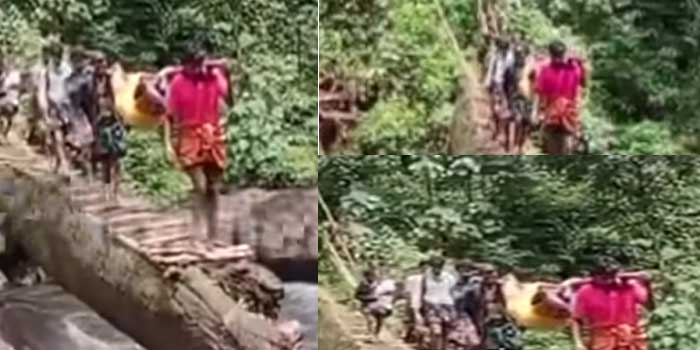കാടിന്റെ മക്കളുടെ ദുരിതം വീണ്ടും!! ഇടമലക്കുടിയിൽ നിന്ന് പനി ബാധിച്ച് അവശനായ രോഗിയെ ആശുപത്രിയിലെത്തിച്ചത് നാലു കിലോമീറ്ററോളം വടിയിൽ തുണികൊണ്ടുള്ള മഞ്ചലുണ്ടാക്കി ചുമന്ന്, സഞ്ചാരയോഗ്യമായ വഴിക്കായുള്ള നാട്ടുകാരുടെ ആവശ്യത്തിന് തടസം വനം വകുപ്പ്