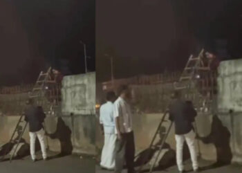 വേണമെങ്കിൽ ഇറങ്ങിക്കോ… രാത്രി നേരത്ത് യുവതിയെ ദേശീയപാതയില് ഇറക്കിവിട്ട് സ്വകാര്യ ബസ്, ഒടുവില് കോണിവച്ച് താഴെയിറക്കി നാട്ടുകാര്