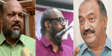 ‘സി.പി. ജോണിന്റെ മാടമ്പിത്തരം പുറത്തുവന്നതു കണ്ടോ? മന്ത്രിയുടെ പരാമർശങ്ങൾ വിളിച്ചുവരുത്തി അപമാനിക്കുന്നതിന് തുല്യം’-കെ.എൻ. ബാലഗോപാൽ; ‘പ്രിയദർശിനിയ്ക്ക് ഫുൾ സ്റ്റോപ്പിടാനുള്ള തന്ത്രപരമായ നീക്കം;  മുഖത്ത് കാർക്കിച്ച് തുപ്പിയതു പോലെയായി’-പി. രാജീവ്
