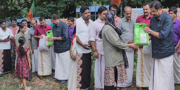 മലമ്പുഴയിലും മാനവികതയുടെ ഓണക്കരുതൽ, തൊഴിലാളി സഹോദരിമാർക്ക് തുണയായി കേന്ദ്രമന്ത്രി സുരേഷ് ഗോപി