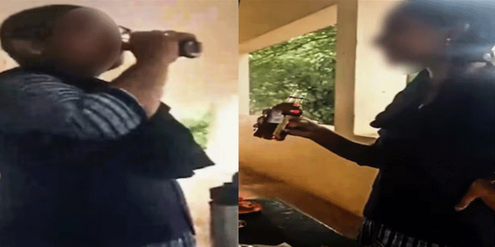 സ്കൂൾ വരാന്തയിൽ നിന്ന് വിദ്യാർഥിനികൾ മദ്യപിക്കുന്ന വീഡിയോ; പ്രിൻസിപ്പലിനെ സ്ഥലംമാറ്റി; അന്വേഷണത്തിനും ഉത്തരവിട്ട് ജില്ലാ കളക്ടർ