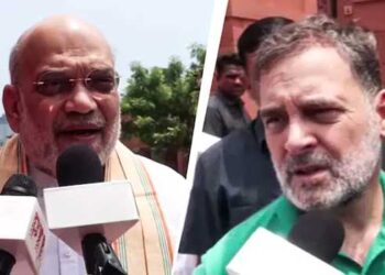 “കത്ത് എഴുതി നൽകൂ, 24 മണിക്കൂർ ചർച്ചയ്ക്ക് തയ്യാർ, ഏത് ചോദ്യത്തിനും ഞാൻ മറുപടി നൽകാൻ ഒരുക്കമാണ്- അമിത് ഷാ!! “ആഭ്യന്തരമന്ത്രിയുടെ പ്രസംഗമോ, ലെക്ചറോ കേൾക്കാനല്ല പ്രതിപക്ഷം, വിദ്യാർഥികളെ വെടിവെച്ചത് ആരാണ്? ആണികളുള്ള ലാത്തികൊണ്ട് വിദ്യാർഥികളെ മർദിക്കാൻ ഉത്തരവിട്ടത് ആരാണ്?, ചോദ്യങ്ങൾക്ക് ഉത്തരം വേണം“- രാഹുൽ ഗാന്ധി