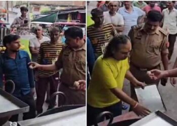 ‘അതെന്താടോ തനിക്ക് കഴിച്ചാല്’… ഭക്ഷ്യസുരക്ഷാ പരിശോധനയ്ക്കിടെ സ്വന്തം കടയിലെ പലഹാരമെടുത്ത് ഉടമയ്ക്ക് നൽകി ഉദ്യോ​ഗസ്ഥർ, വോ, വേണ്ടാ… വേണ്ടാത്ത കൊണ്ടാ സാറേ’… നന്ദി മാത്രം മതിയെന്ന ആക്ഷനിൽ മൊതലാളിയും ജോലിക്കാരും- വീഡിയോ വൈറൽ‍