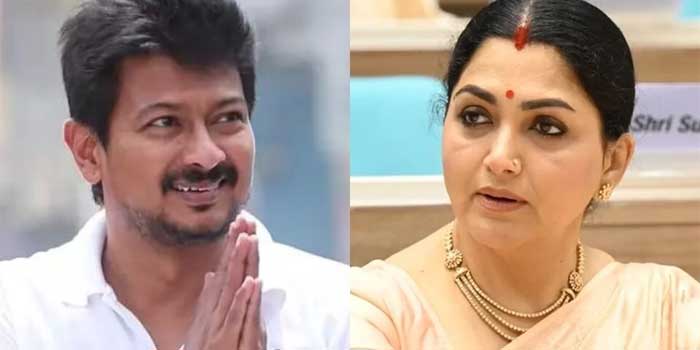 ‘ഡിഎംകെയിൽ സ്ത്രീകൾ ദുരുപയോഗം ചെയ്യപ്പെടുന്നത് ഞാൻ കണ്ടിട്ടുണ്ട്!! നിങ്ങൾക്ക് ആണത്തമുണ്ടെങ്കിൽ….തൃഷ വിവാദത്തിൽ ഉദയനിധി സ്റ്റാലിനെ വെല്ലുവിളിച്ച് ഖുശ്ബു