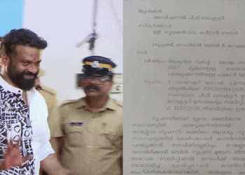 ‘പരോളിലിറങ്ങി കൗൺസിൽ യോഗത്തിൽ പങ്കെടുക്കാൻ അനുമതിയുണ്ടോ?‘- സു​ഗതന്റെ ചോദ്യം; പരോൾ ലഭിക്കില്ലെന്ന് വ്യക്തമാക്കേണ്ട  ഉദ്യോഗസ്ഥ അയോഗ്യത ഒഴിവാക്കാനുള്ള  ‘സൂത്രപണി ‘കൂടി വിശദീകരിച്ച് നൽകി, തദ്ദേശ വകുപ്പ് അണ്ടർ സെക്രട്ടറിയ്ക്ക് സസ്പെൻഷൻ
