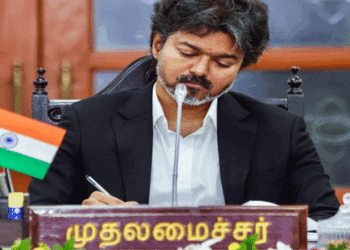‘പുലർച്ചെ 4ന് ഉറക്കമുണർന്ന് മന്ത്രിമാരെ വിളിക്കും, ഭരണ പുരോഗതി വിലയിരുത്തും;  18 മുതൽ 20 മണിക്കൂർ വരെ ജോലി ചെയ്യും; വൻ വിജയം നേടിയിട്ടും  യാതൊരുവിധ അഹങ്കാരവുമില്ല‘: വിജയ്‌യെക്കുറിച്ച്  ആധവ് അർജുന