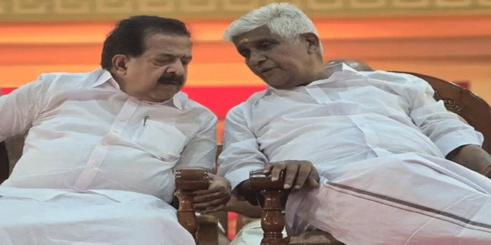 എൻഎസ്എസ് ജനറൽ സെക്രട്ടറി ജി. സുകുമാരൻ നായർക്ക് വാഹനാപകടത്തിൽ പരിക്ക്; രമേശ് ചെന്നിത്തല സന്ദർശിച്ചു; 20 മിനിറ്റോളം കൂടിക്കാഴ്ച