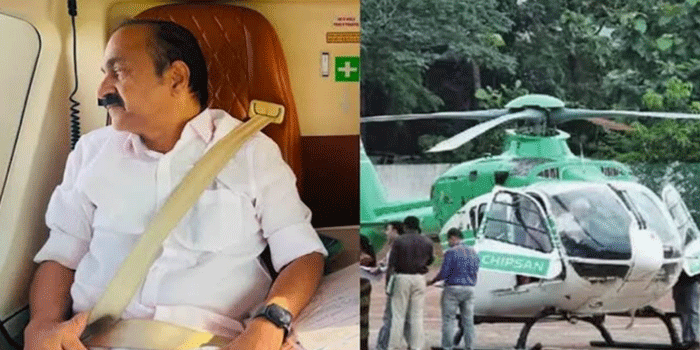 പിണറായി വാടകയ്ക്കെടുത്ത ഹെലികോപ്റ്റർ കരാർ നാളെ അവസാനിക്കും; നീട്ടണോ വേണ്ടയോ, മുഖ്യമന്ത്രിയുടെ പരിഗണനയിൽ ഫയൽ