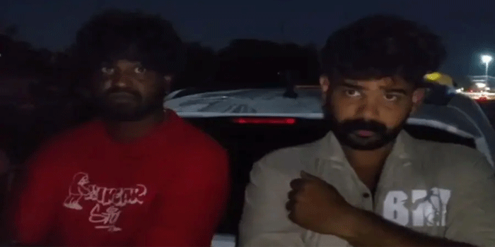 പൊലീസ് വണ്ടി ഇടിച്ചുതെറിപ്പിച്ച് രക്ഷപ്പെടാൻ ശ്രമം; പെട്രോൾ ടാങ്കിൽ ഒളിപ്പിച്ച 100 ഗ്രാം എംഡിഎംഎയുമായി രണ്ട് പേർ പിടിയിൽ