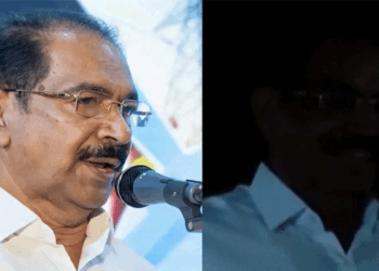 ‘മുൾക്കിരീടം പുഷ്പകിരീടമാക്കാനുള്ള ശ്രമത്തിലാണ് ഞാൻ’: സണ്ണി ജോസഫ്; പറഞ്ഞു തീർന്നില്ല, കറന്റങ്ങ് പോയി,വേദി ഇരുട്ടിൽ; ‘ഞാൻ എപ്പോൾ പ്രസം​ഗം നിർത്തണമെന്ന് കെഎസ്ഇബിക്ക് അറിയാ’മെന്ന് മന്ത്രി