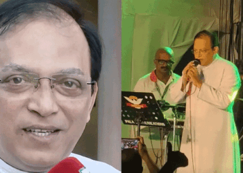 ‘രാധതൻ പ്രേമത്തോടാണോ കൃഷ്ണാ…’ ​ഗാനമേളയിൽ പള്ളീലച്ചൻ നിന്നങ്ങ് പാടി; പെരുന്നാൾ പരിപാടികൾ കാണാനെത്തിയ ഹൈന്ദവ സഹോദരങ്ങളുടെ അഭ്യർത്ഥന പ്രകാരം ആലാപനം; മതസൗഹാർദത്തിന്റെ മനോഹര നിമിഷം