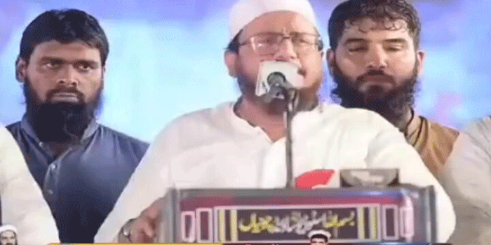 ‘ഇന്ത്യക്കെതിരെ ജിഹാദ് തുടരും’; അസിം മുനീറിനെ പുകഴ്ത്തി മുംബൈ ഭീകരാക്രമണ സൂത്രധാരൻ ഹാഫിസ് സഈദിന്റെ മകൻ, ഭീകര ആഹ്വാനവുമായി പൊതുപരിപാടിയിൽ പ്രസംഗം