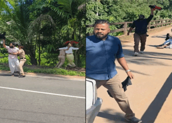 ‘കരിങ്കൊടിക്ക് കരിങ്കൊടി’, കോഴിക്കോട് ജില്ലയിൽ വിവിധയിടങ്ങളിൽ ചെന്നിത്തലയ്ക്കും പ്രിയങ്ക​ ​ഗാന്ധിയ്ക്കും നേരെ  യുവമോർച്ചയുടെ  പ്രതിഷേധം; വാഹനവ്യൂഹത്തിന് മുന്നിലേക്ക് ചാടി പ്രവർത്തകർ