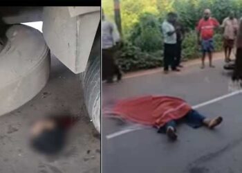 ബൈക്ക് ഓട്ടോയിലിടിച്ച് റോഡിൽ വീണ യുവാവിന് ടിപ്പർ ലോറിക്കടിയിൽപ്പെട്ട് ദാരുണാന്ത്യം, ഇടിയുടെ ആഘാതത്തിൽ തല ഉടലിൽ നിന്ന് വേർപെട്ട് ലോറിക്കടിയിലേക്ക് തെറിച്ചു വീണു
