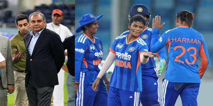 ചേച്ചിമാരെ കപ്പിലൊരു കണ്ണ് വേണട്ടാ… ‘കക്കാൻ’ നഖ്‌വി വരുന്നുണ്ട്!! വനിതാ ഏഷ്യാ കപ്പ് ഫൈനലിൽ മൊഹ്സിൻ നഖ്‌വി മുഖ്യാതിഥി, വിജയികളായാൽ ഇന്ത്യൻ വനിതകൾ കപ്പ് പിസിബി ചെയർമാനിൽ നിന്ന് വാങ്ങുമോ? ചരിത്രം ആവർത്തിക്കുമോ? ചോദ്യങ്ങൾ ബാക്കി…സെപ്റ്റംബർ 13 ന് പൊടിപാറും