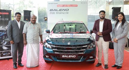 പുതിയ ബലേനോ ഫേസ് ലിഫ്റ്റ് കേരളത്തിൽ അവതരിപ്പിച്ച് പോപ്പുലർ  നെക്‌സ