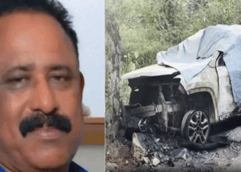 കോഴിക്കോട് കാർ കത്തി വ്യാപാരി മരിച്ച സംഭവം; ദുരൂഹത വർധിപ്പിച്ച് സിസിടിവി ദൃശ്യങ്ങൾ പുറത്ത്; സമീപത്തുനിന്ന് അഞ്ച് ലിറ്ററിന്റെ പെട്രോൾ കന്നാസും കണ്ടെത്തി